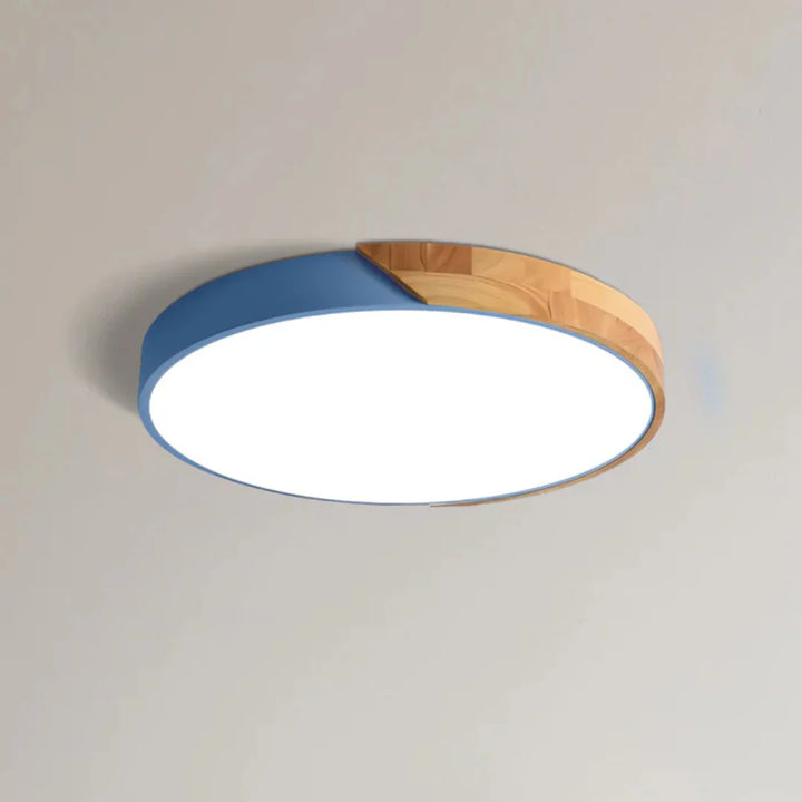 Minimalist Nordic Wood LED Ceiling Light