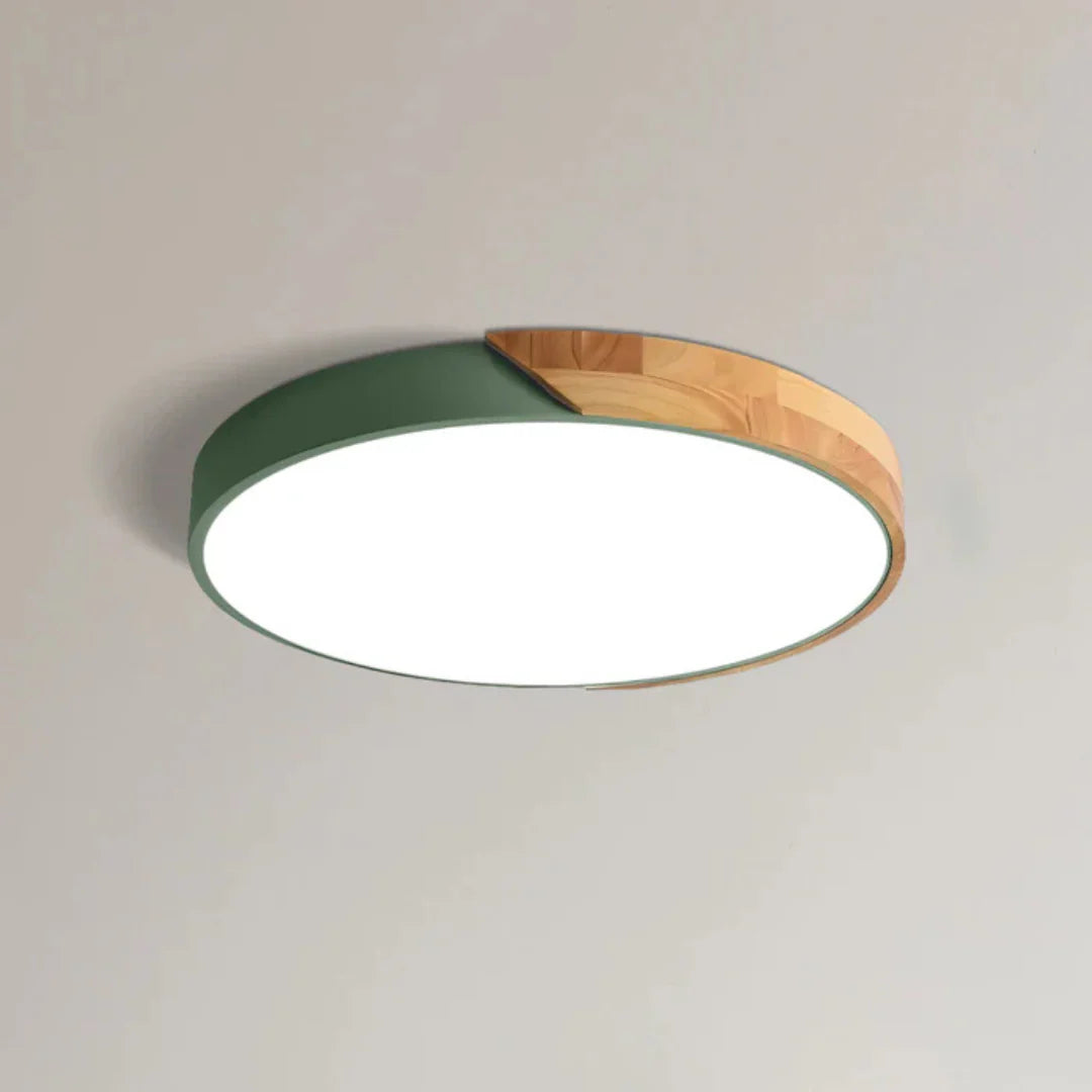 Minimalist Nordic Wood LED Ceiling Light
