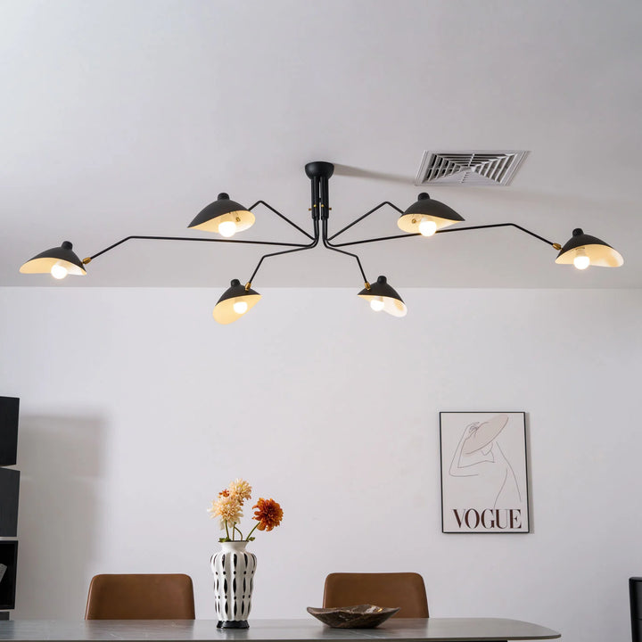 Modern Multi-Head Scandinavian Ceiling Light
