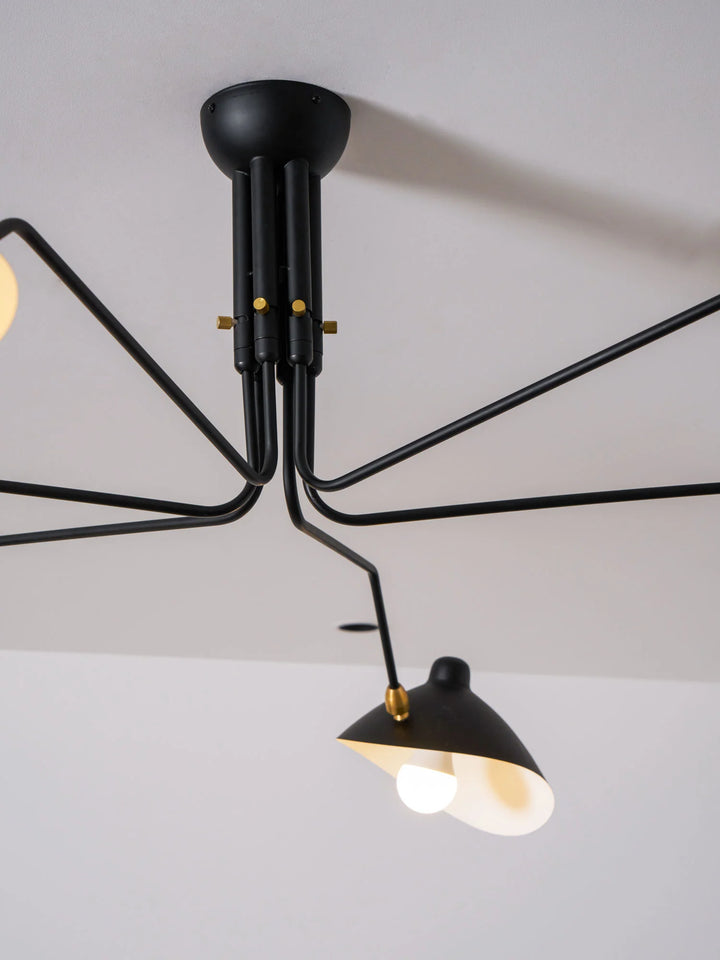 Modern Multi-Head Scandinavian Ceiling Light
