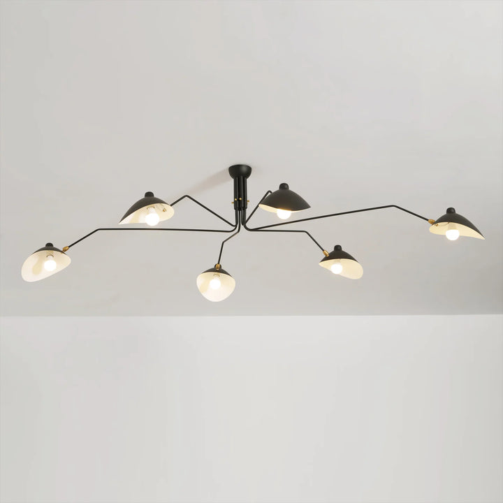 Modern Multi-Head Scandinavian Ceiling Light