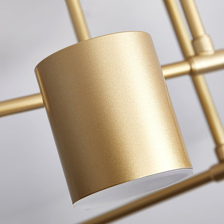 Sputnik Modern Brass Globe LED Ceiling Light