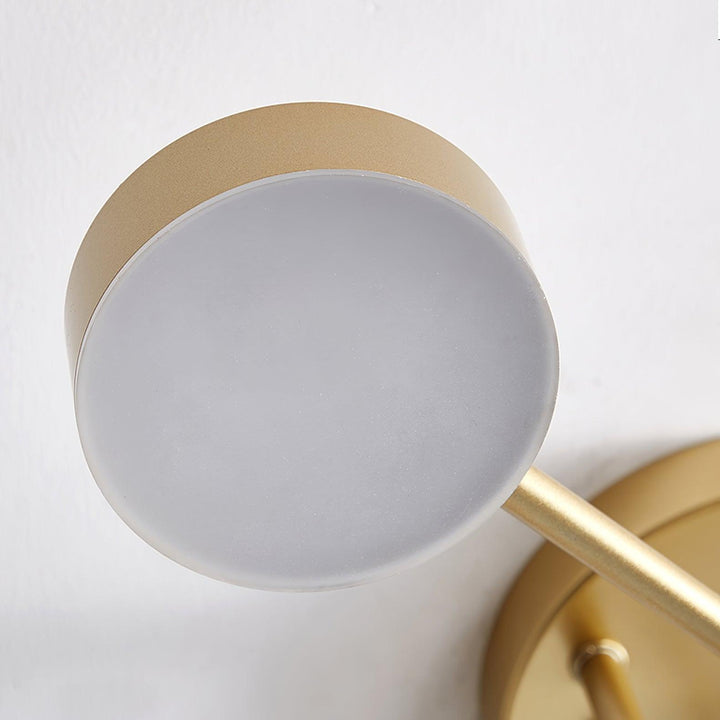 Sputnik Modern Brass Globe LED Ceiling Light