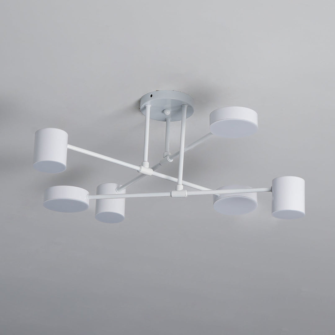 Sputnik Modern Brass Globe LED Ceiling Light