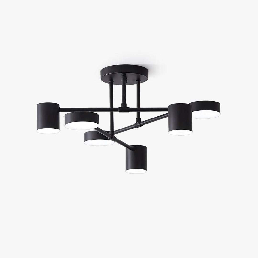 Sputnik Modern Brass Globe LED Ceiling Light