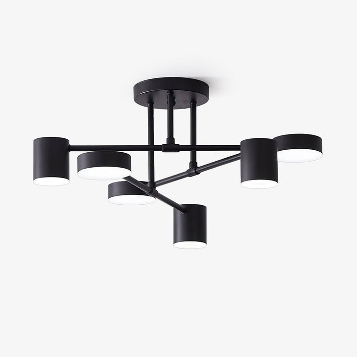 Sputnik Modern Brass Globe LED Ceiling Light