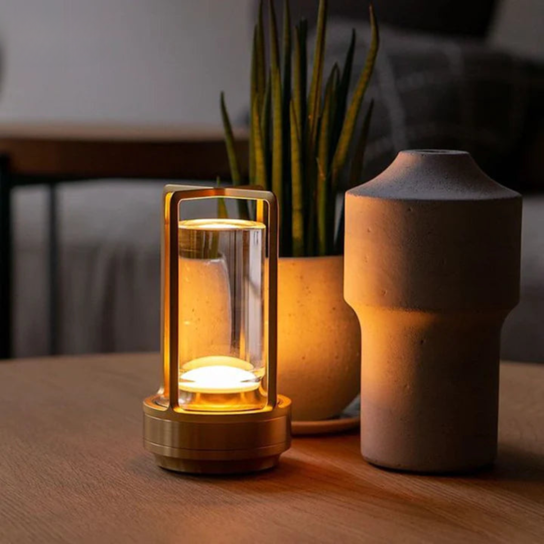 LED Modern Cylinder Wireless Table Lamp