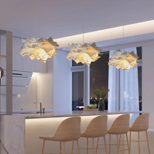 Nordic-Inspired Flower Shaped Pendant Light