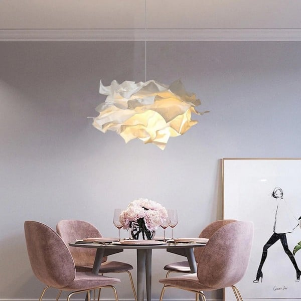 Nordic-Inspired Flower Shaped Pendant Light