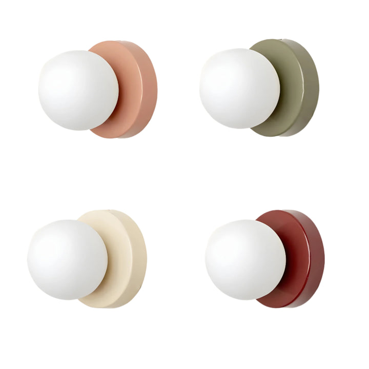 Round Dual-Use Scandinavian Wall & Ceiling Light