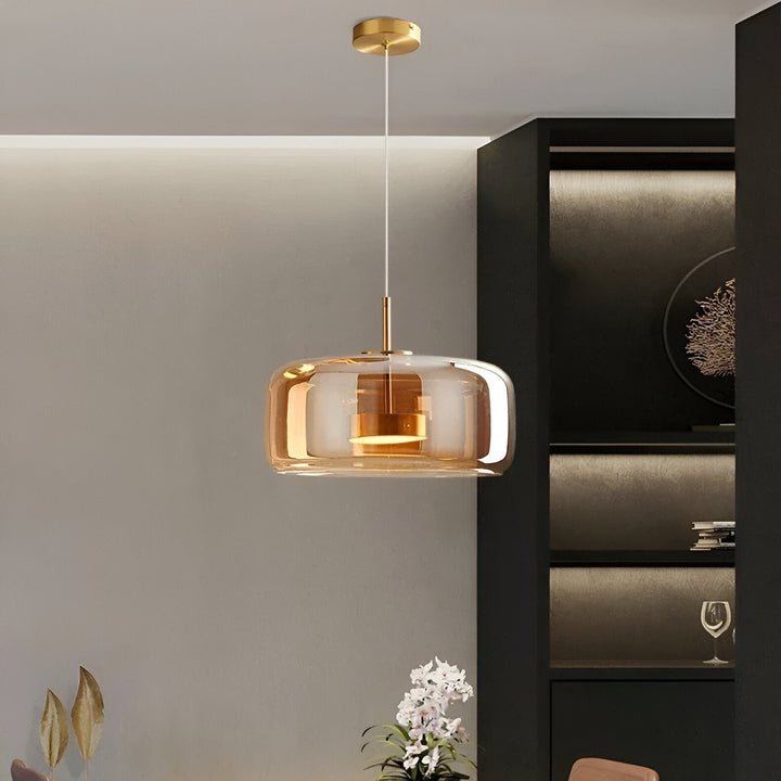 Mid-Century Retro-Influenced Pendant Light