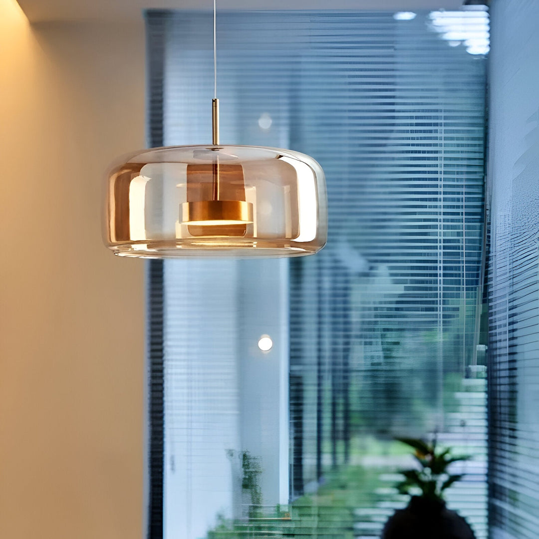 Mid-Century Retro-Influenced Pendant Light
