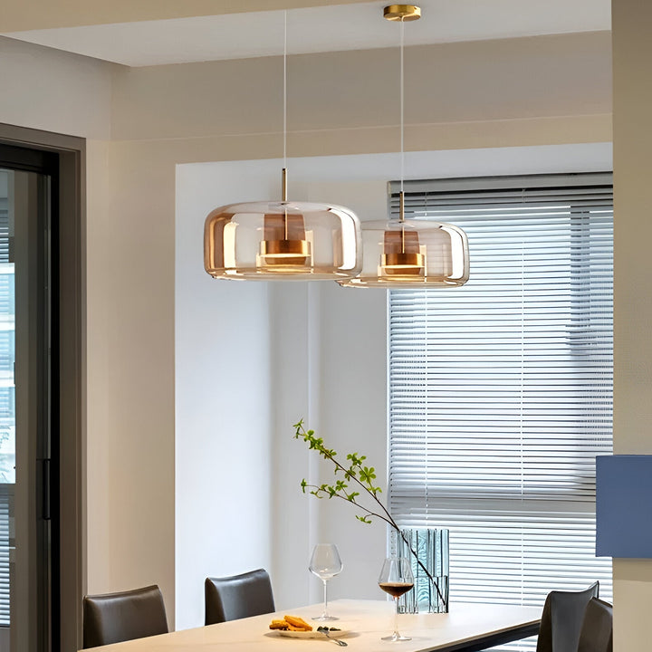 Mid-Century Retro-Influenced Pendant Light