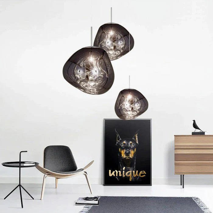 Hanging Minimalist Reflective Pendant Light