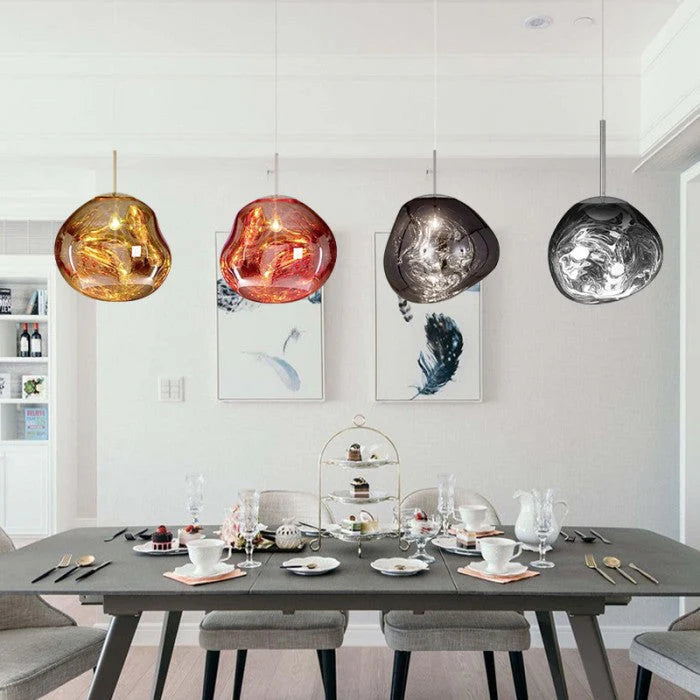 Hanging Minimalist Reflective Pendant Light
