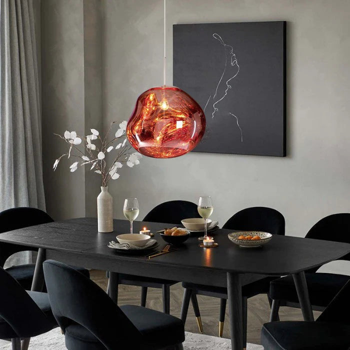 Hanging Minimalist Reflective Pendant Light