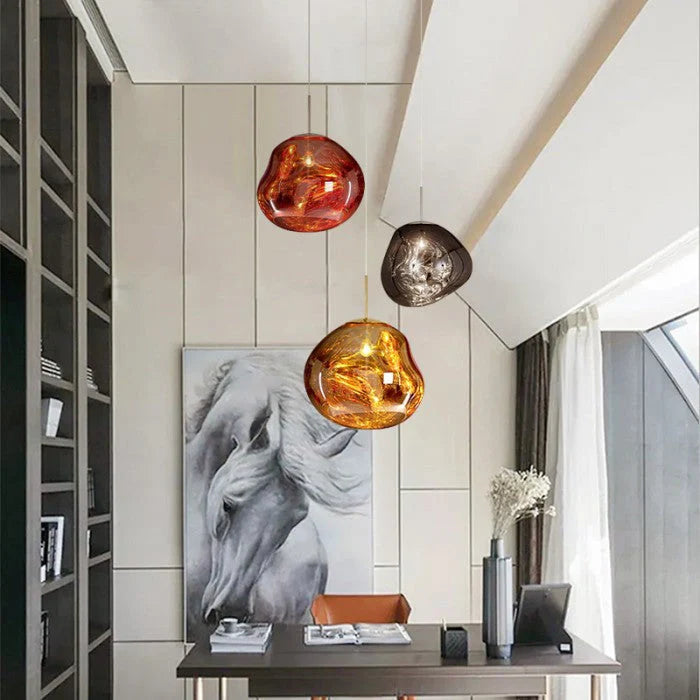 Hanging Minimalist Reflective Pendant Light