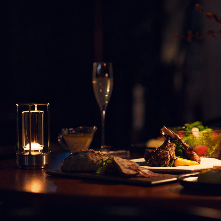 LED Modern Cylinder Wireless Table Lamp