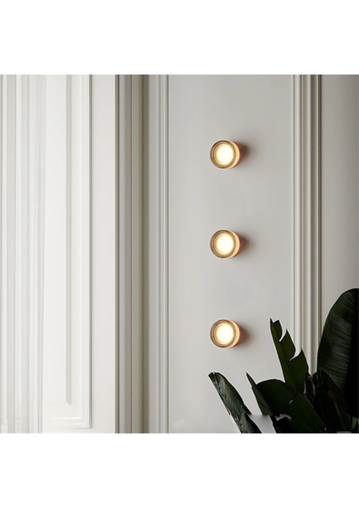 Scandinavian Modern Circular Wall Light