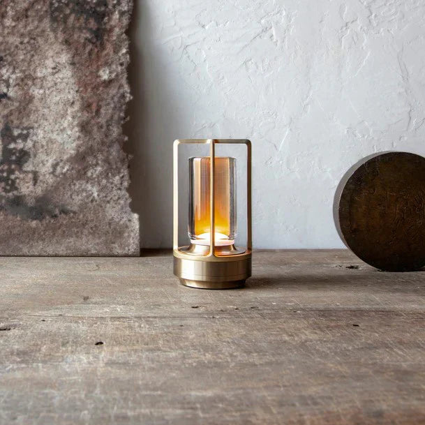 LED Modern Cylinder Wireless Table Lamp