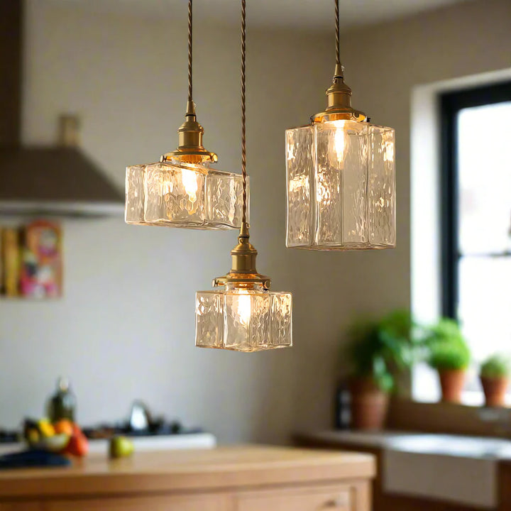 Vintage Style Textured Pendant Light