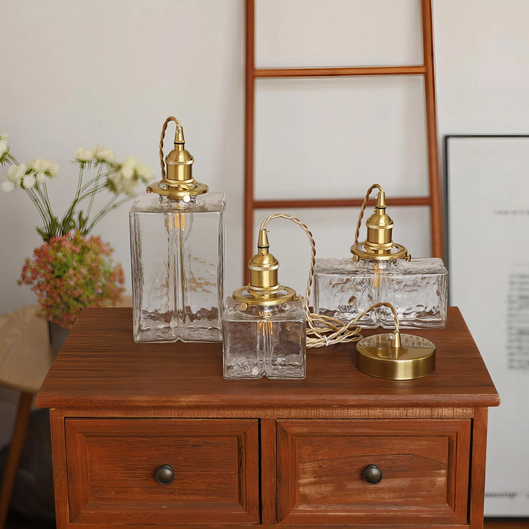 Vintage Style Textured Pendant Light